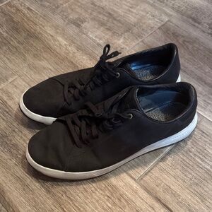 Cole Haan Men's Black Sneakers with White Sole